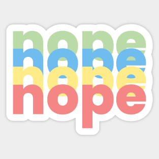 The Nope Collection x rant(ish) Sticker